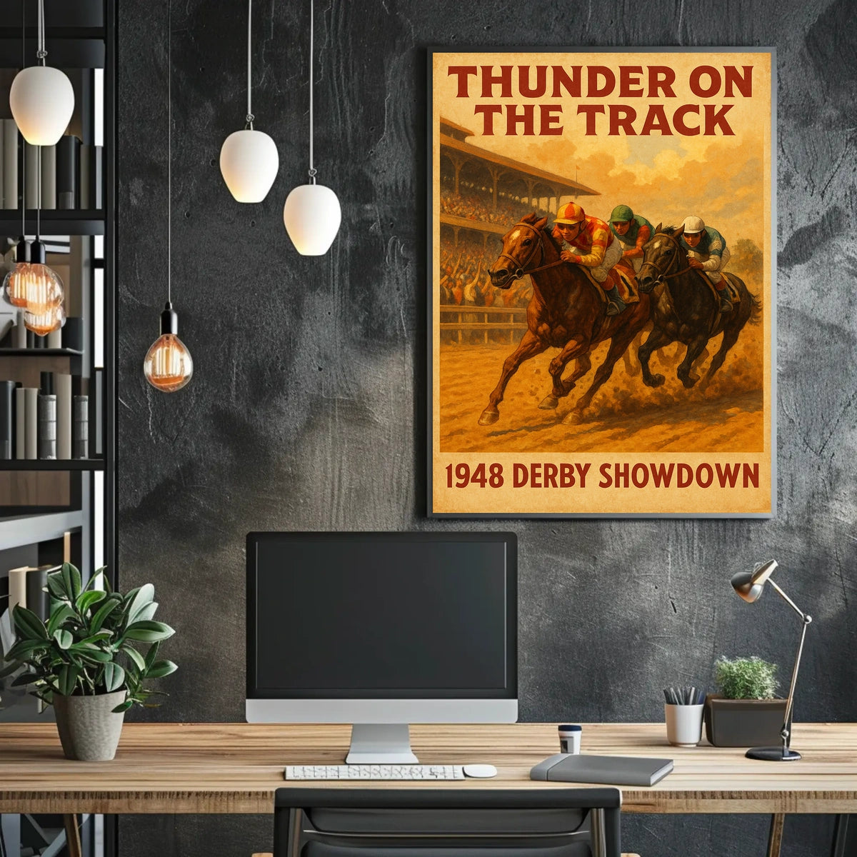 Thunder On The Track Poster
