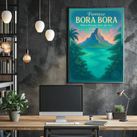 Bora Bora Dreamscape Travel Poster PosterGoat