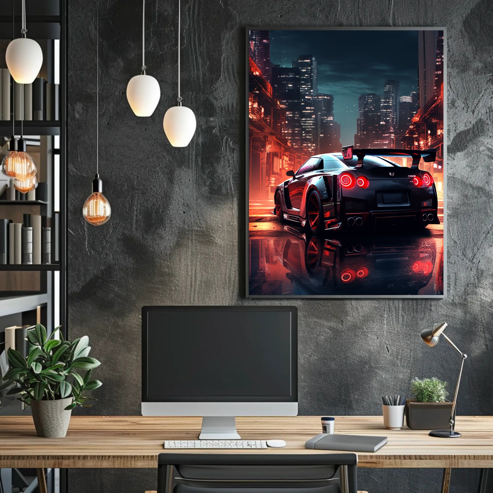 Urban Street Racer Poster PosterGoat