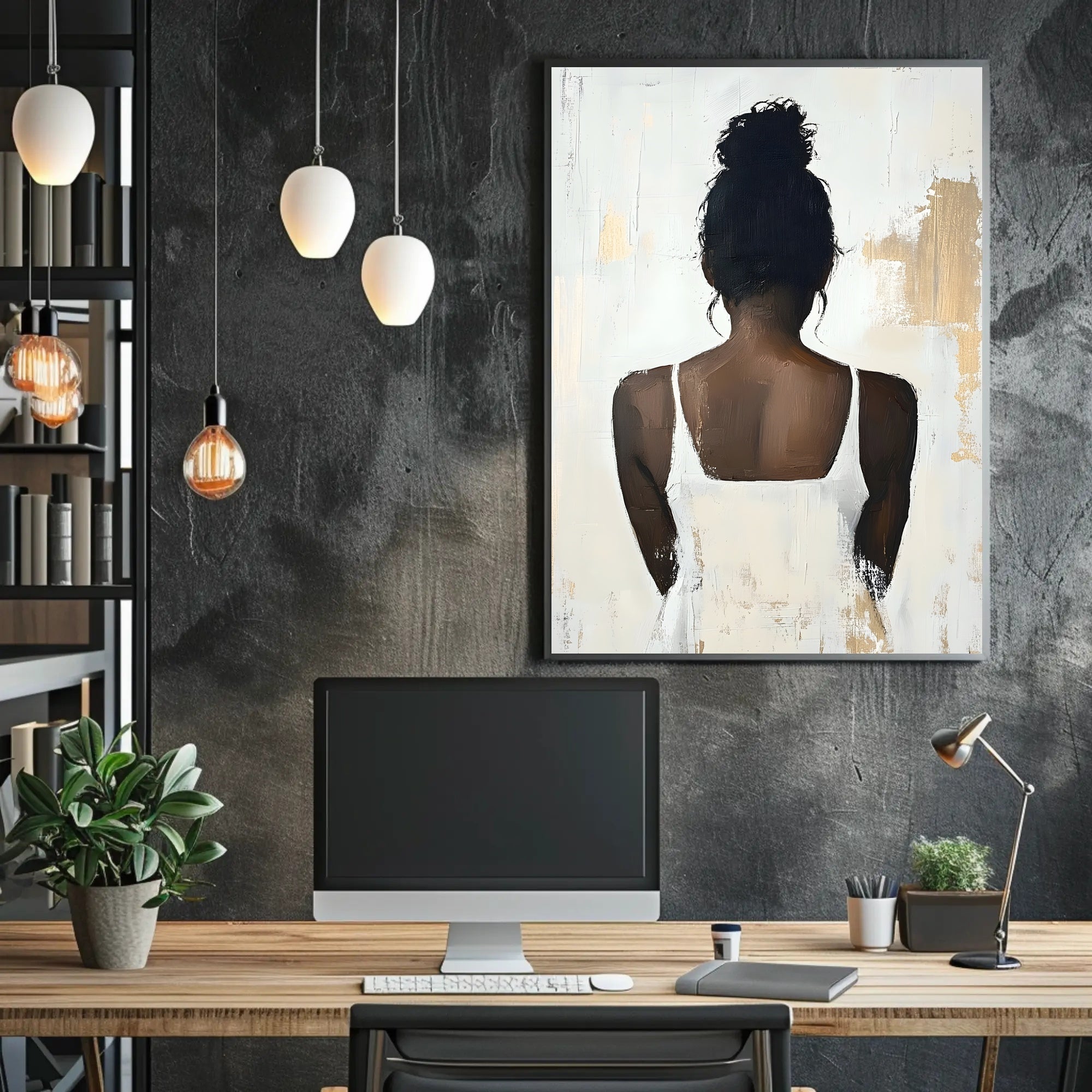 Abstract Portrait Wall Art Poster Minimalist Print