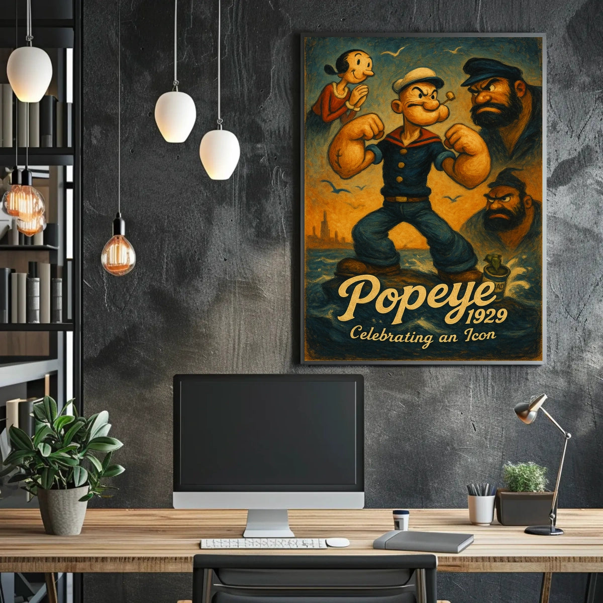 Popeye Celebrating an Icon Poster
