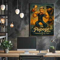 Popeye Celebrating an Icon Poster