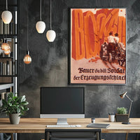 Farmer, You Are a Soldier in the Production Battle Poster PosterGoat