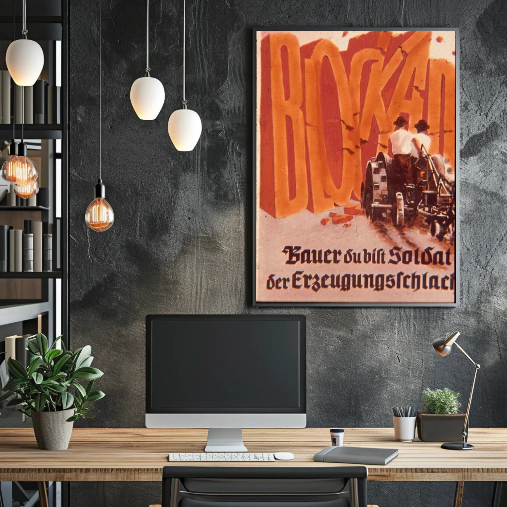 Farmer, You Are a Soldier in the Production Battle Poster PosterGoat