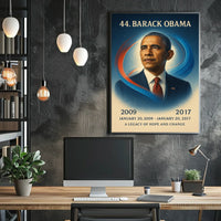 Legacy of Hope Obama Historical Presidential Poster