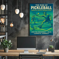 The Rise of Pickleball Poster