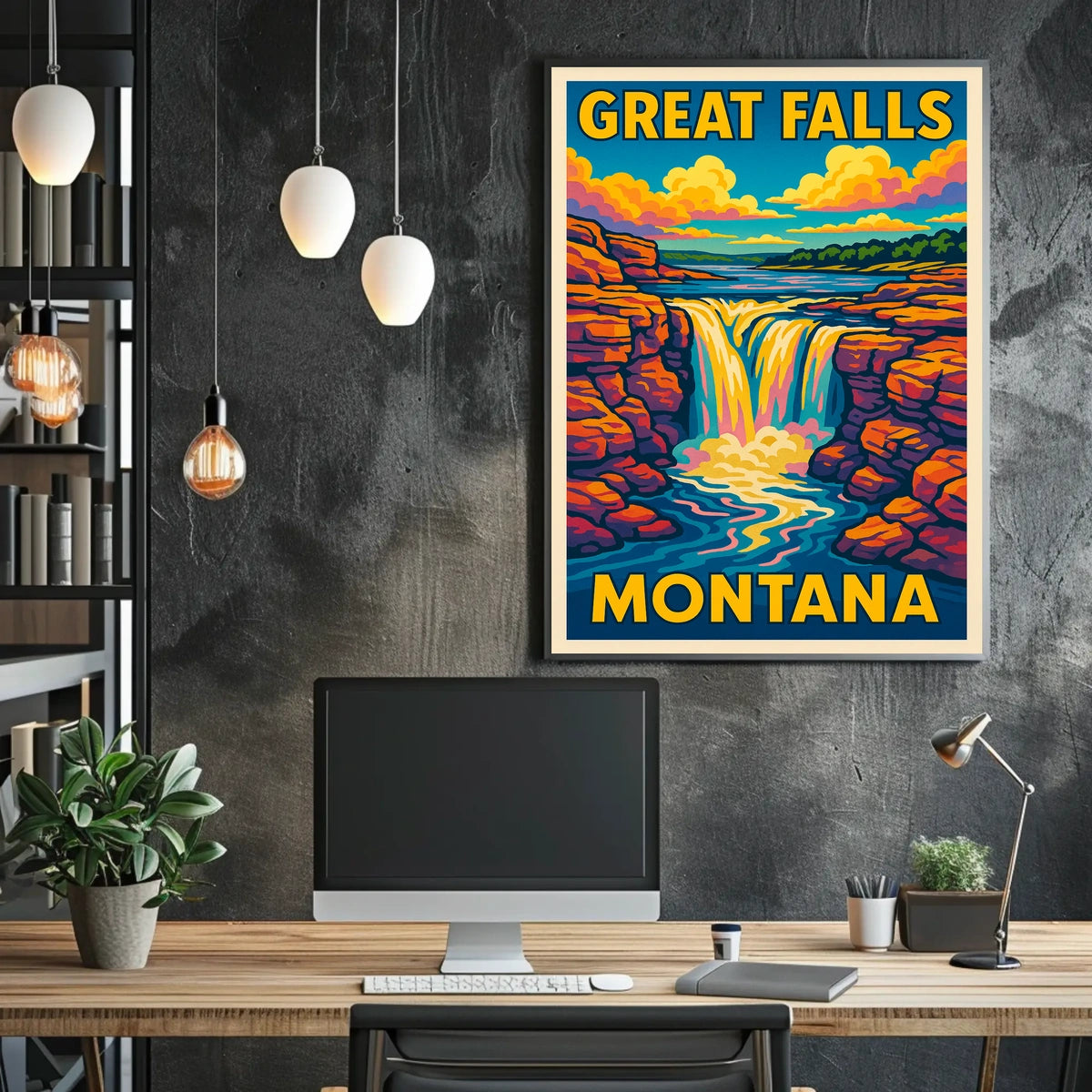Great Falls, Montana Poster