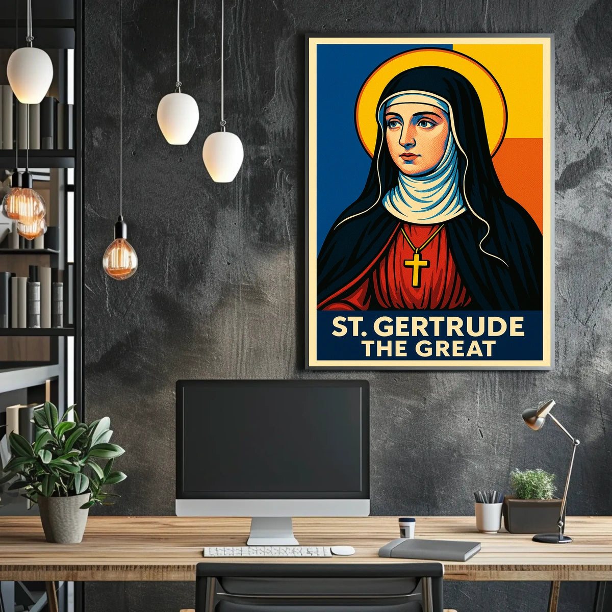 St. Gertrude the Great Poster