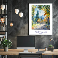 Scenic Portland Poster PosterGoat