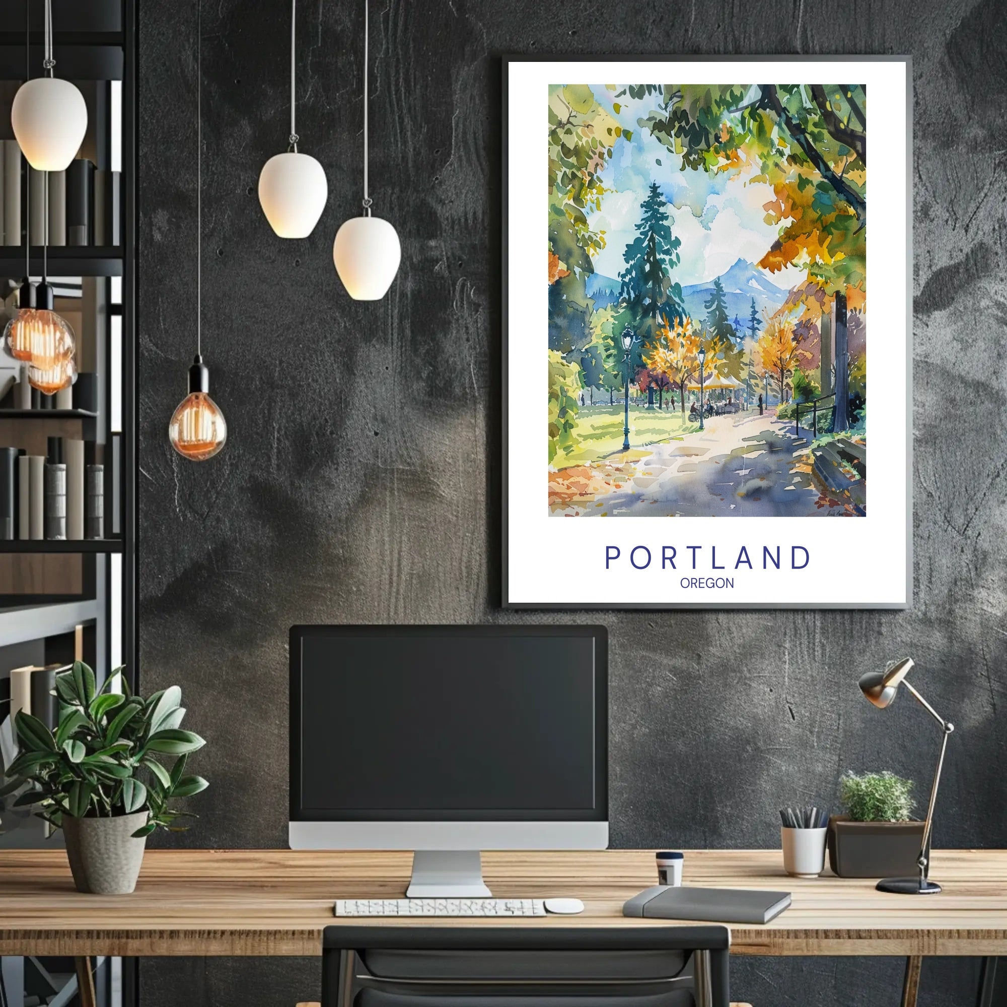 Scenic Portland Poster PosterGoat
