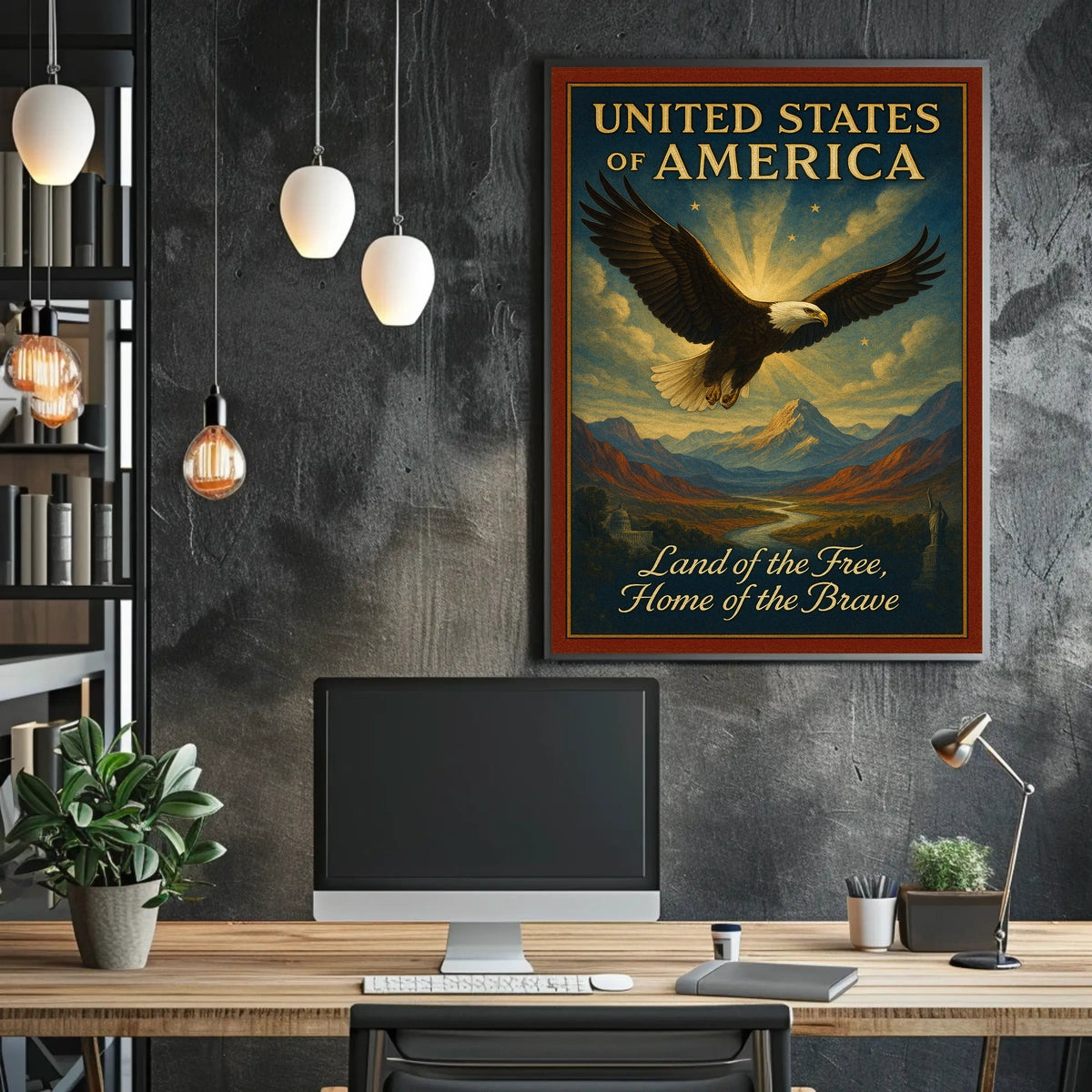 Land of the Free, Home of the Brave Poster