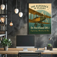 The Elegance of Flight De Havilland DH.1 Poster