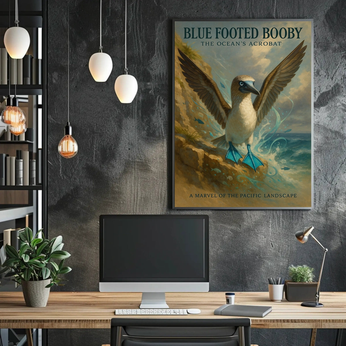 Blue Footed Booby The Oceans Acrobat Poster