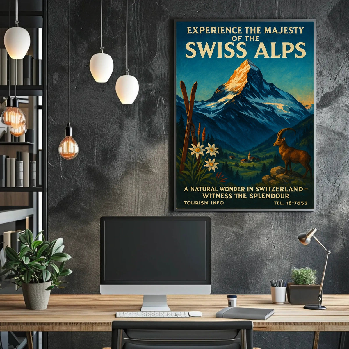 Experience the Majesty of the Swiss Alps Poster