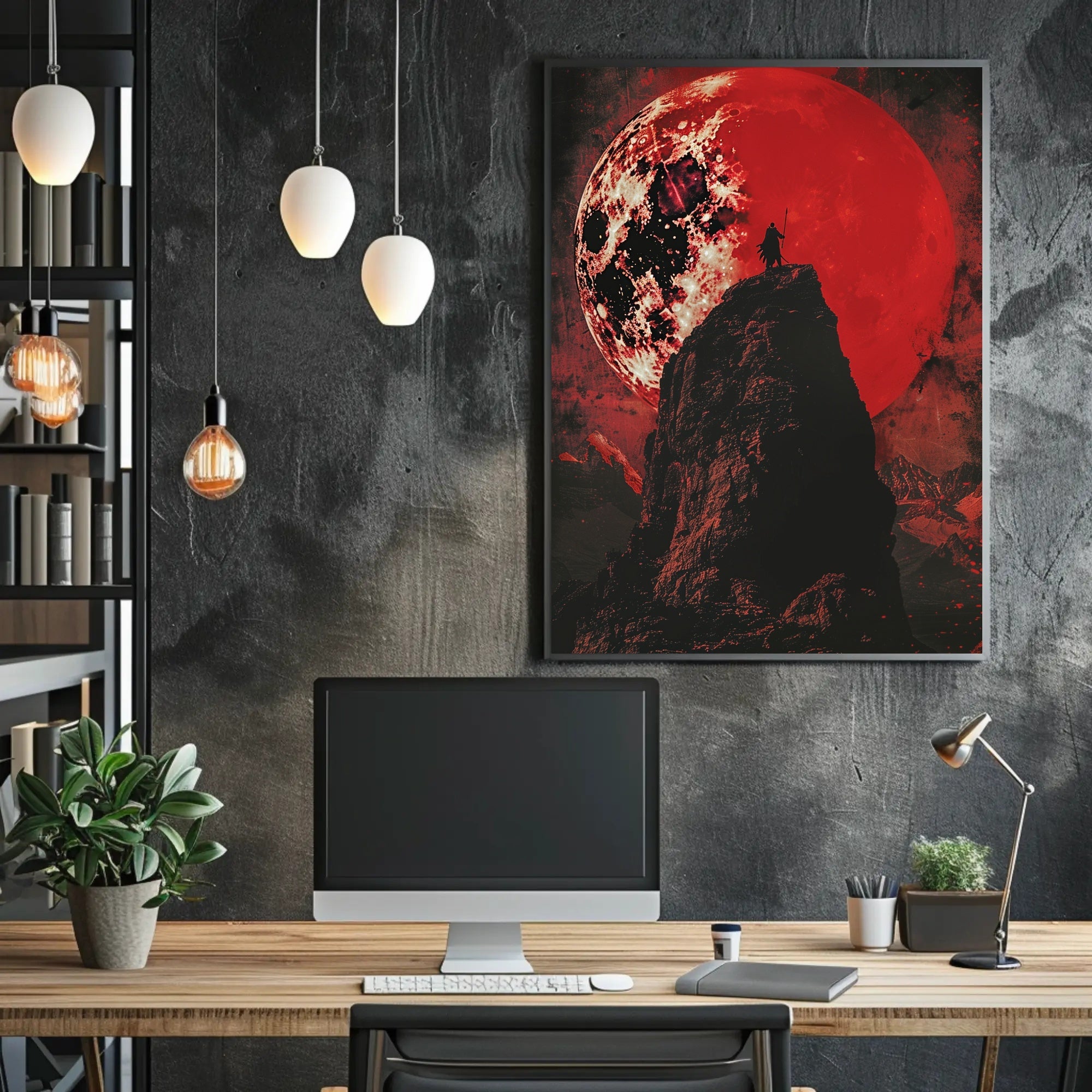 Vibrant Abstract Expressionism - Dynamic Artistic Poster PosterGoat