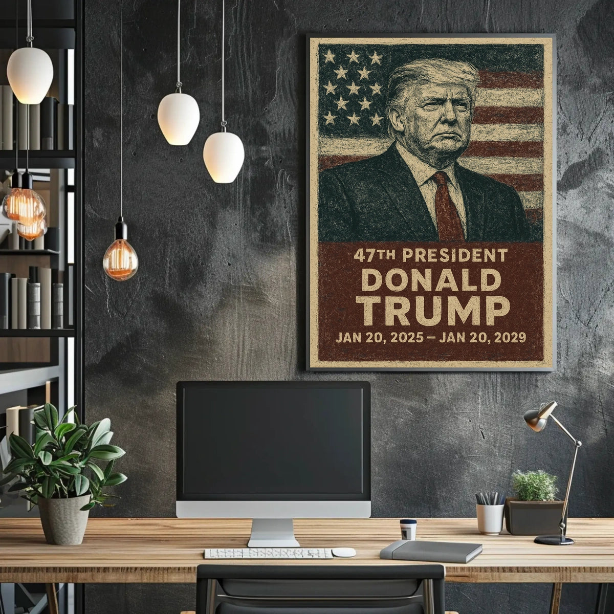 Donald Trump 47th President Poster