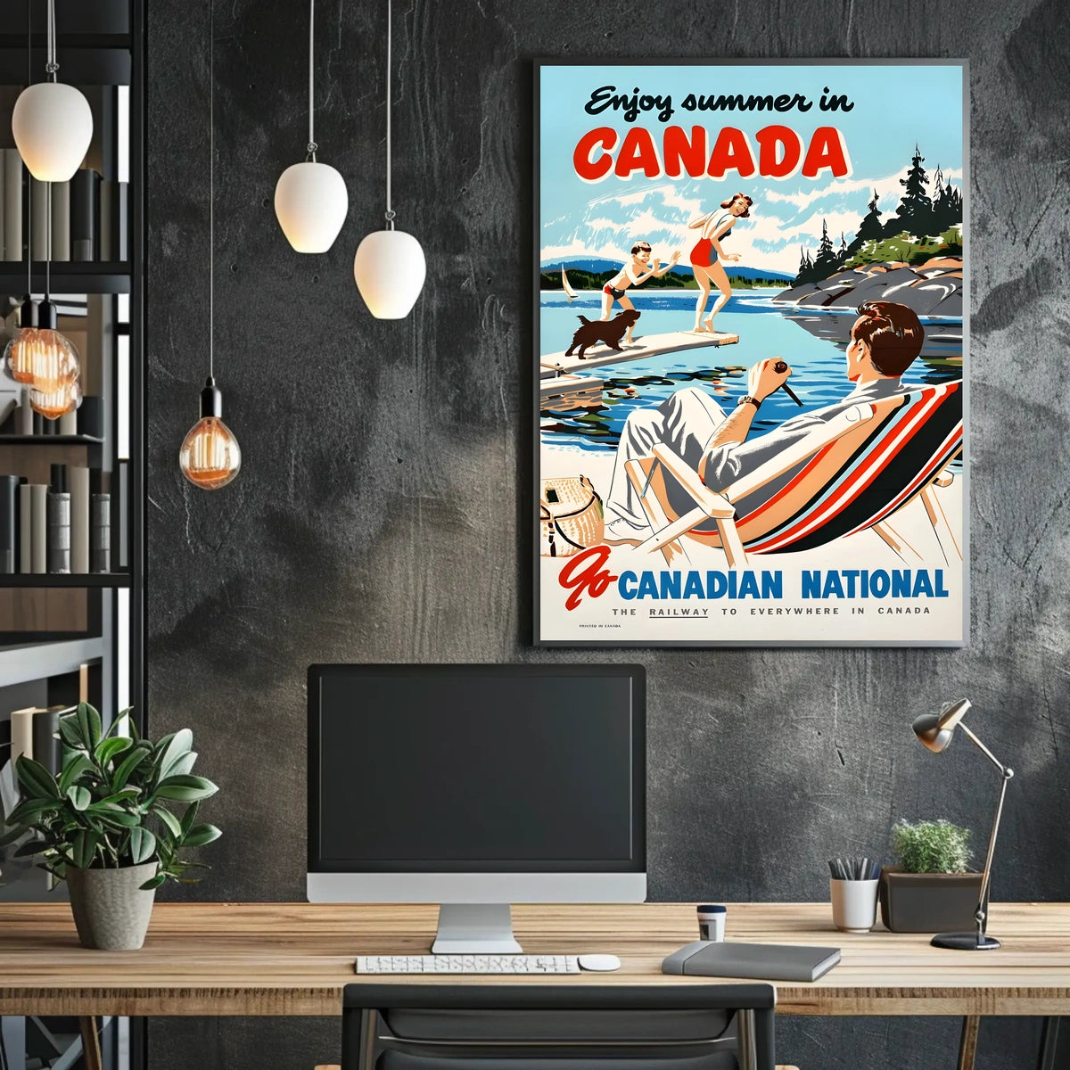 Enjoy Summer In Canada Poster