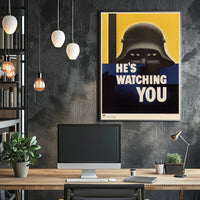 He's Watching You Poster PosterGoat
