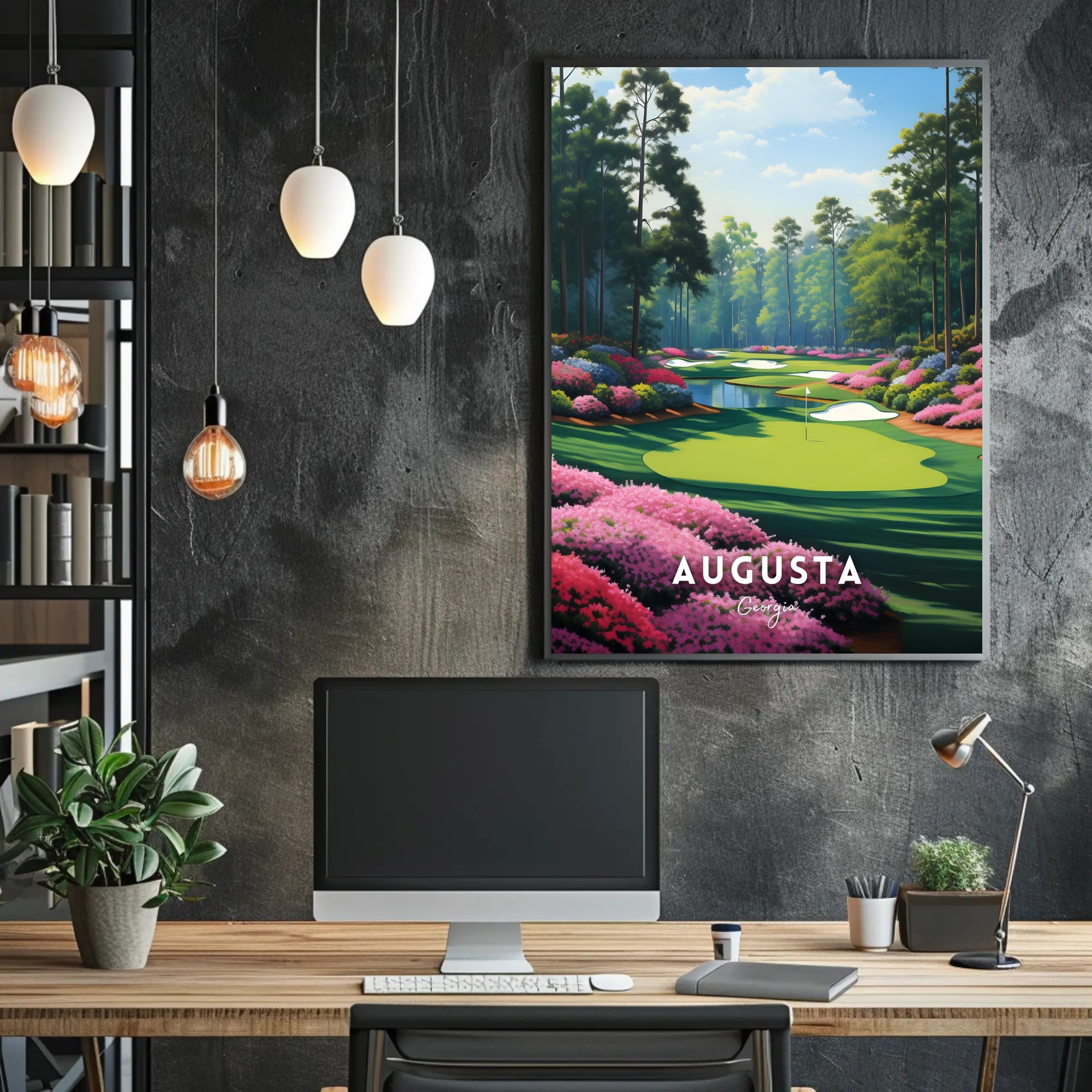 Serene Augusta Golf Course Art - Sports Poster