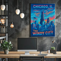 Chicago, IL The Windy City Poster
