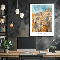 Matera: A Timeless Italian Landscape Poster PosterGoat