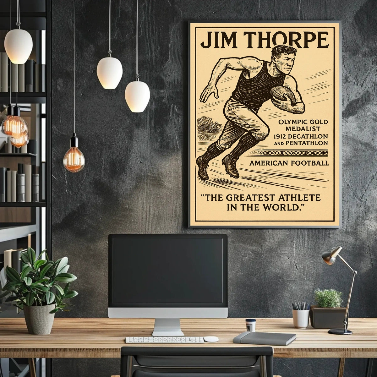 Celebrating an Olympic Legend Poster