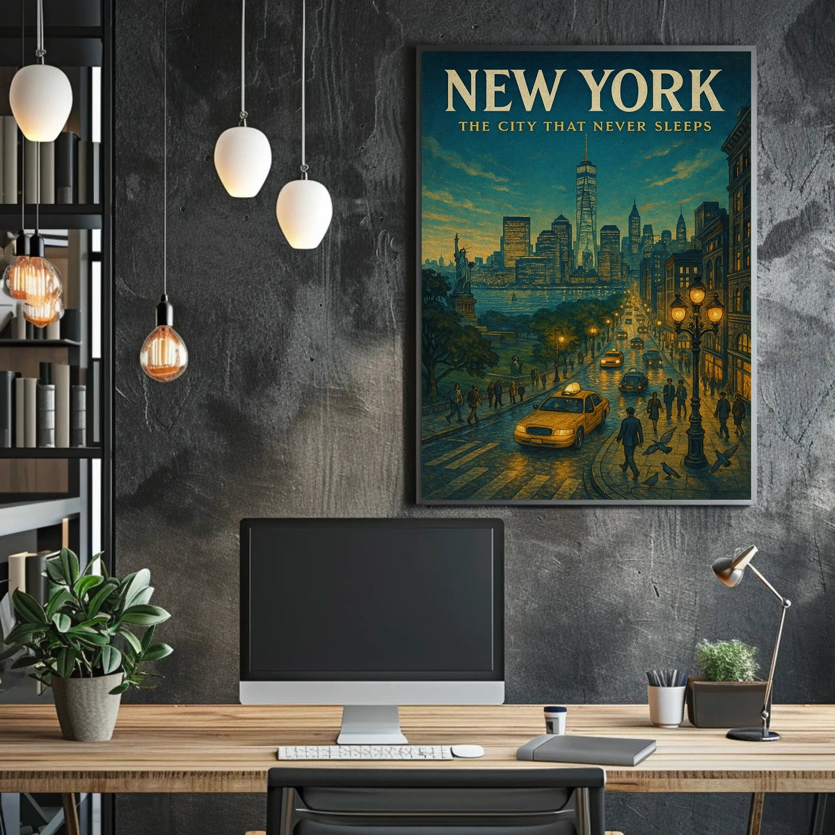 New York The City That Never Sleeps Poster