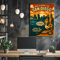 Welcome To San Diego Poster