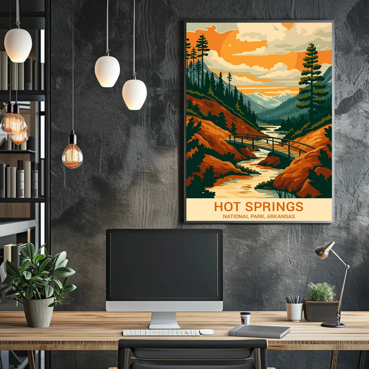 Discover Hot Springs National Park Poster