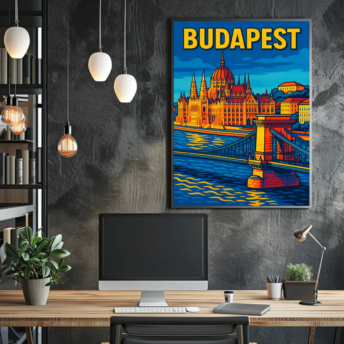 Budapest A Vibrant Cityscape Poster