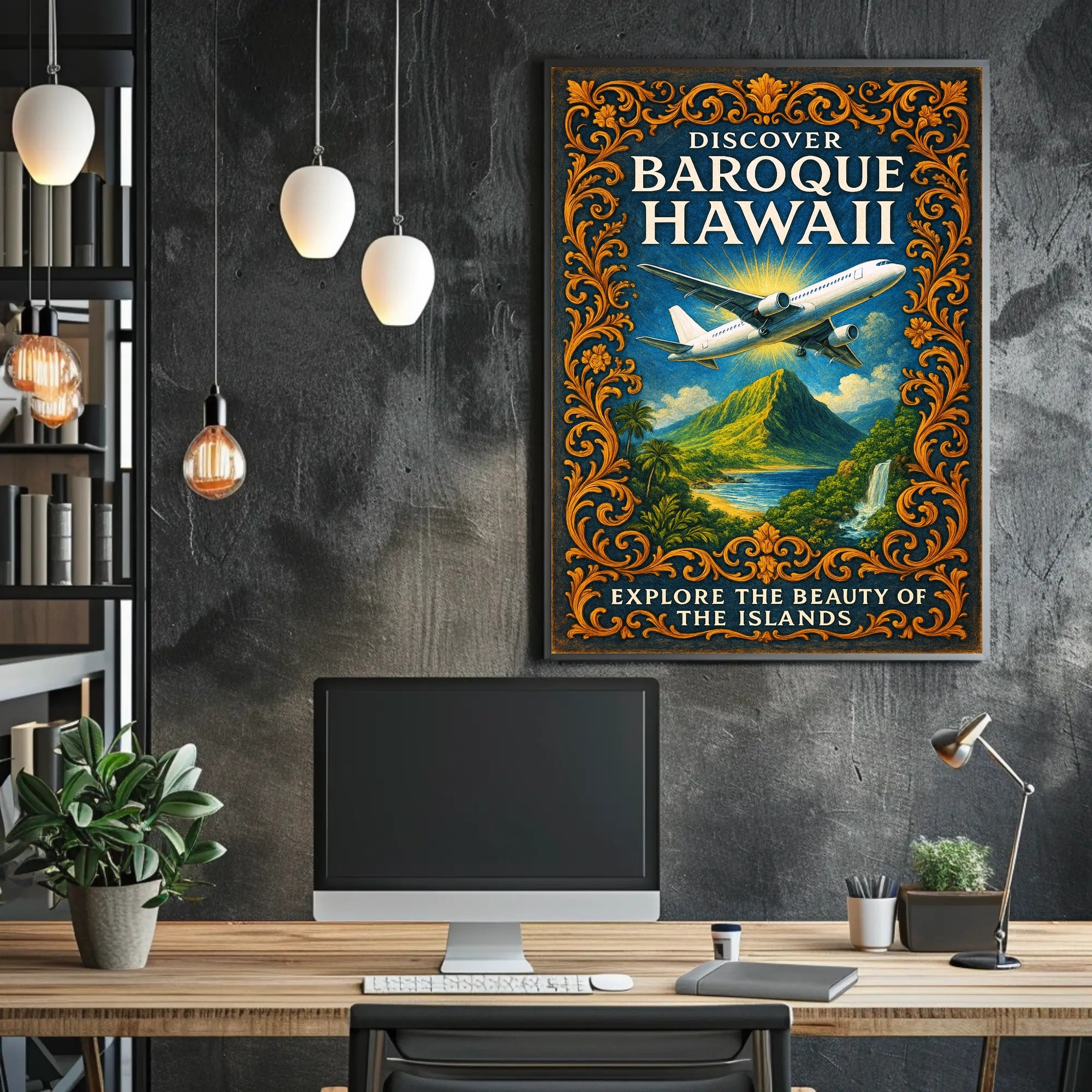 Discover Baroque Hawaii Poster PosterGoat