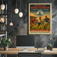 Boston Minutemen A Legacy of 1970s Soccer Poster