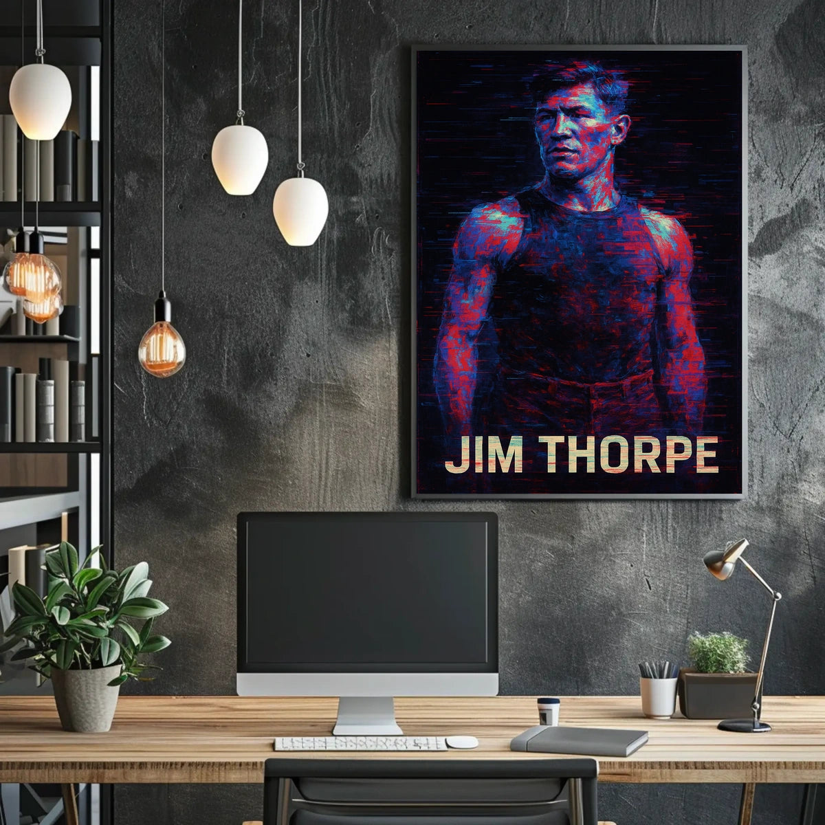 Jim Thorpe A Legendary Athlete Poster