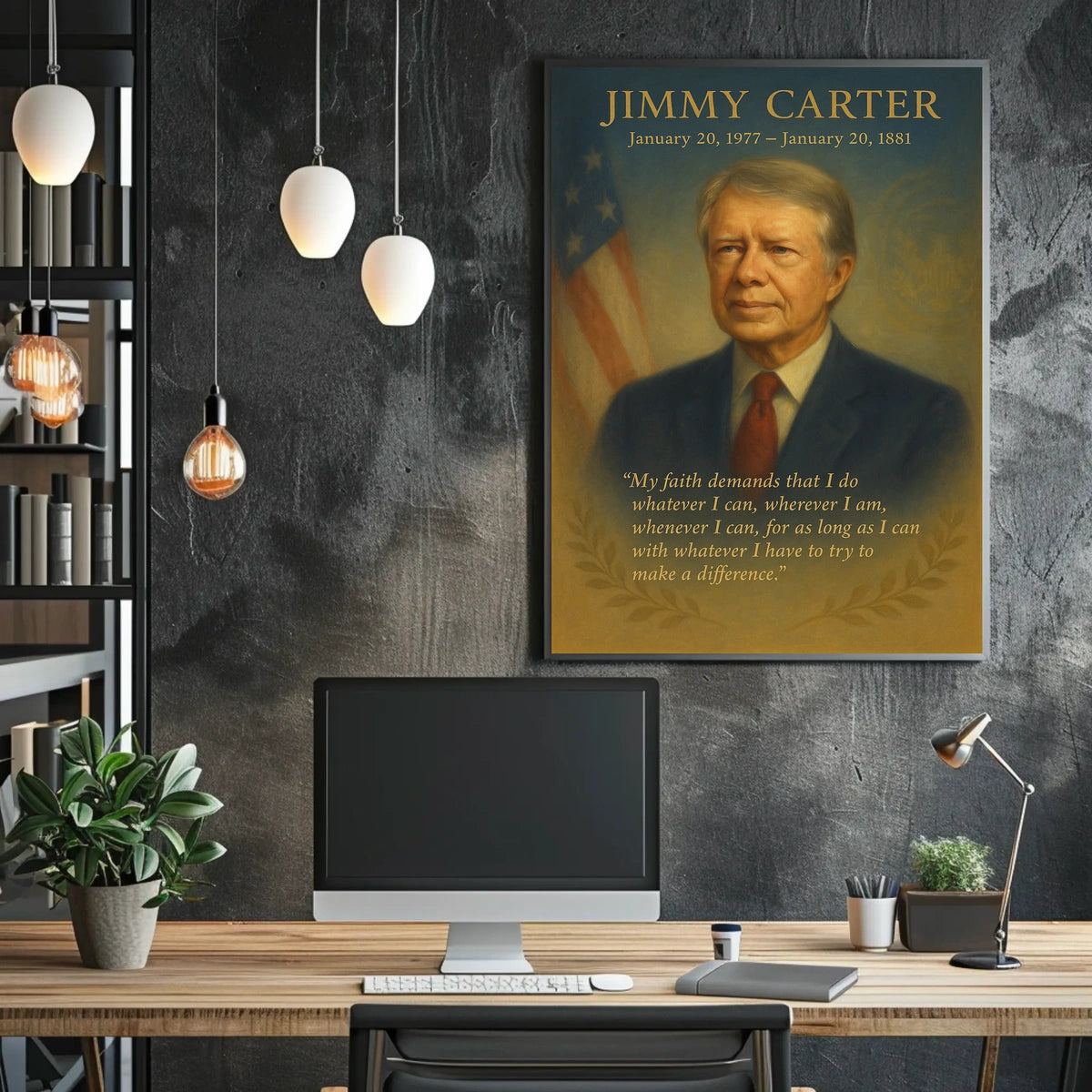 Jimmy Carter Presidential Tribute Poster