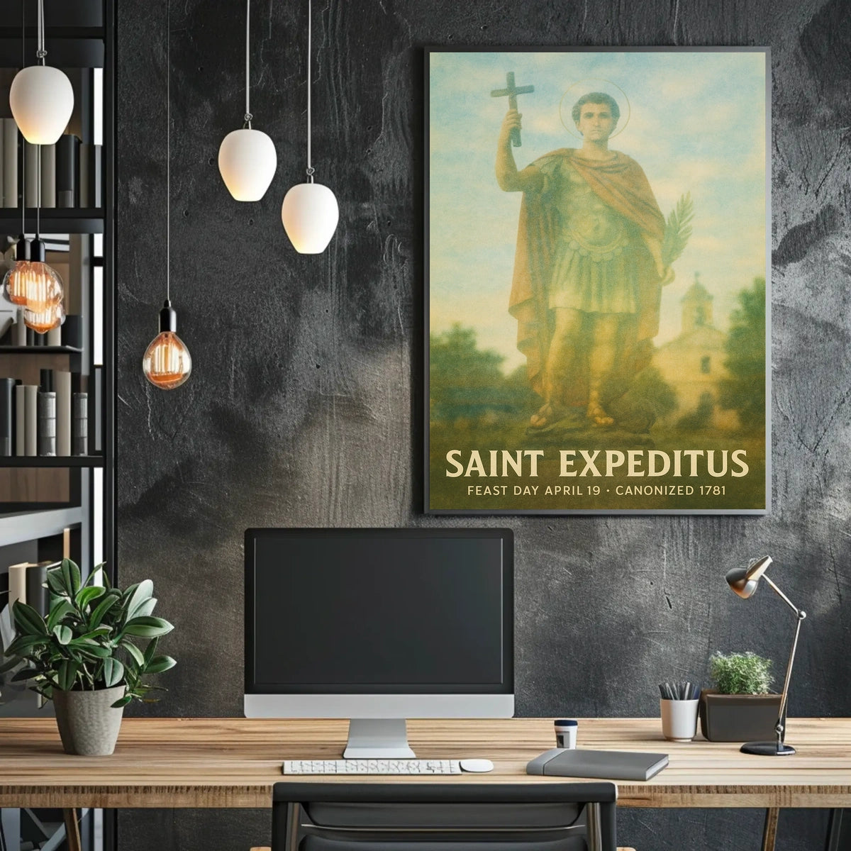 Saint Expeditus Feast Day April 19 Poster
