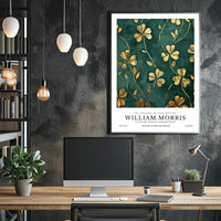 William Morris Cotton Prints Exhibition Poster