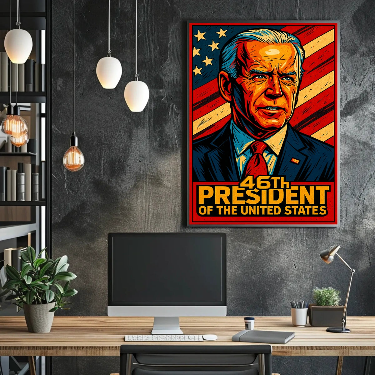 46Th President Of The United States Poster Wall Art Decor