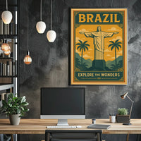 Explore the Wonders of Brazil Poster