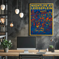 Nightlife at Leidseplein Poster