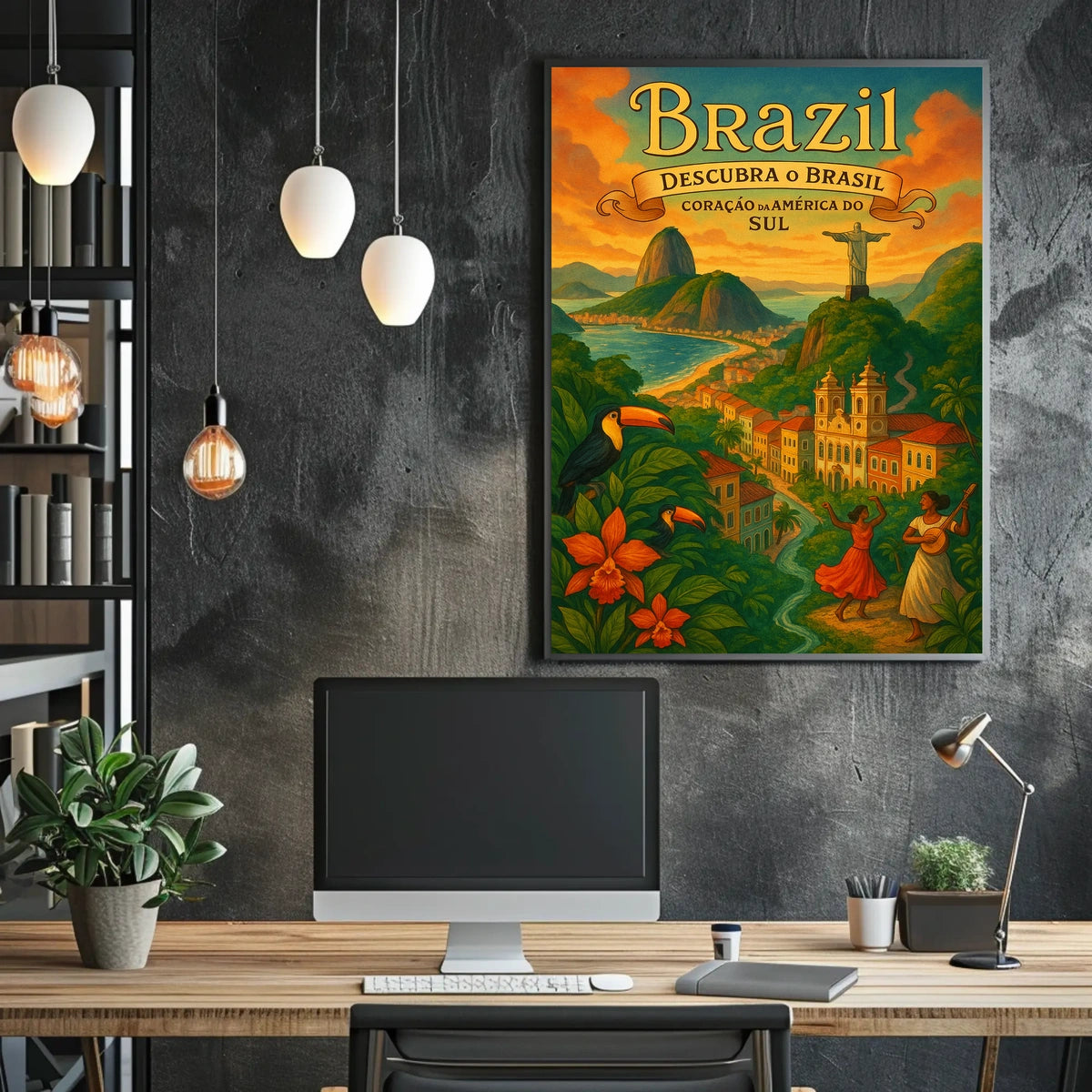 Discover Brazil Poster