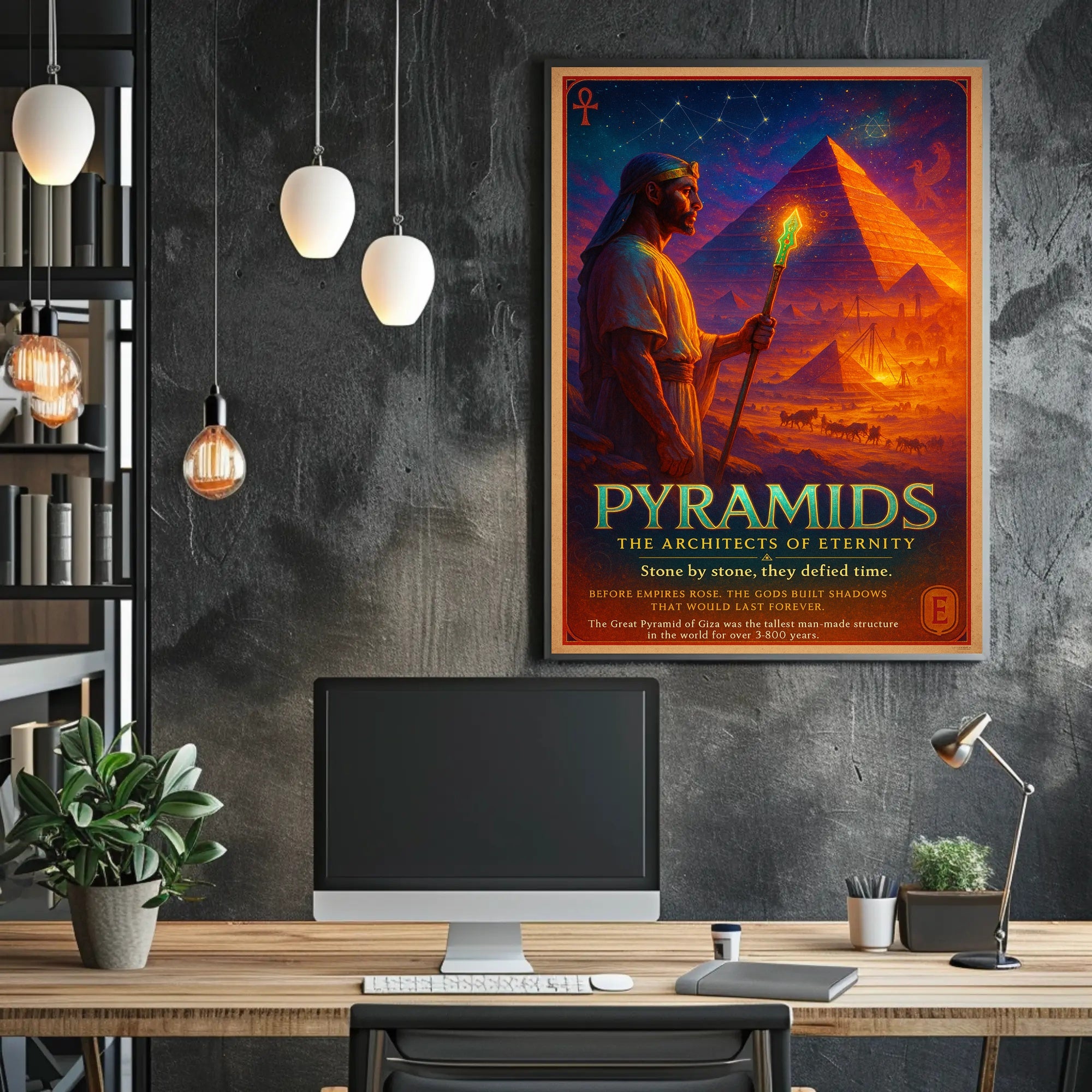 Architects of Eternity: Ancient Egypt Heritage Poster