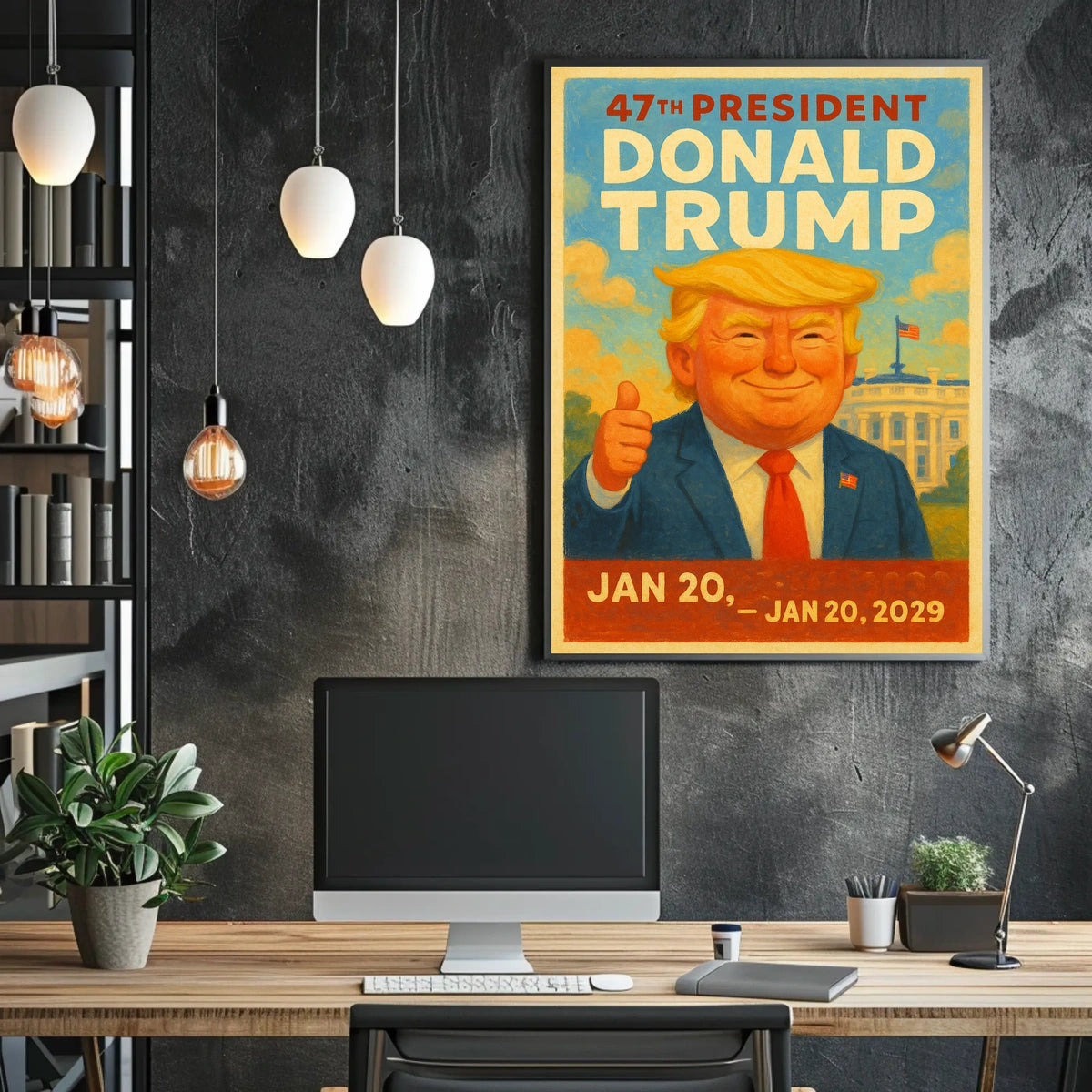 Donald Trump Vision of Prosperity Poster