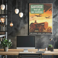 WWII Savings Incentive Vintage Propaganda Poster