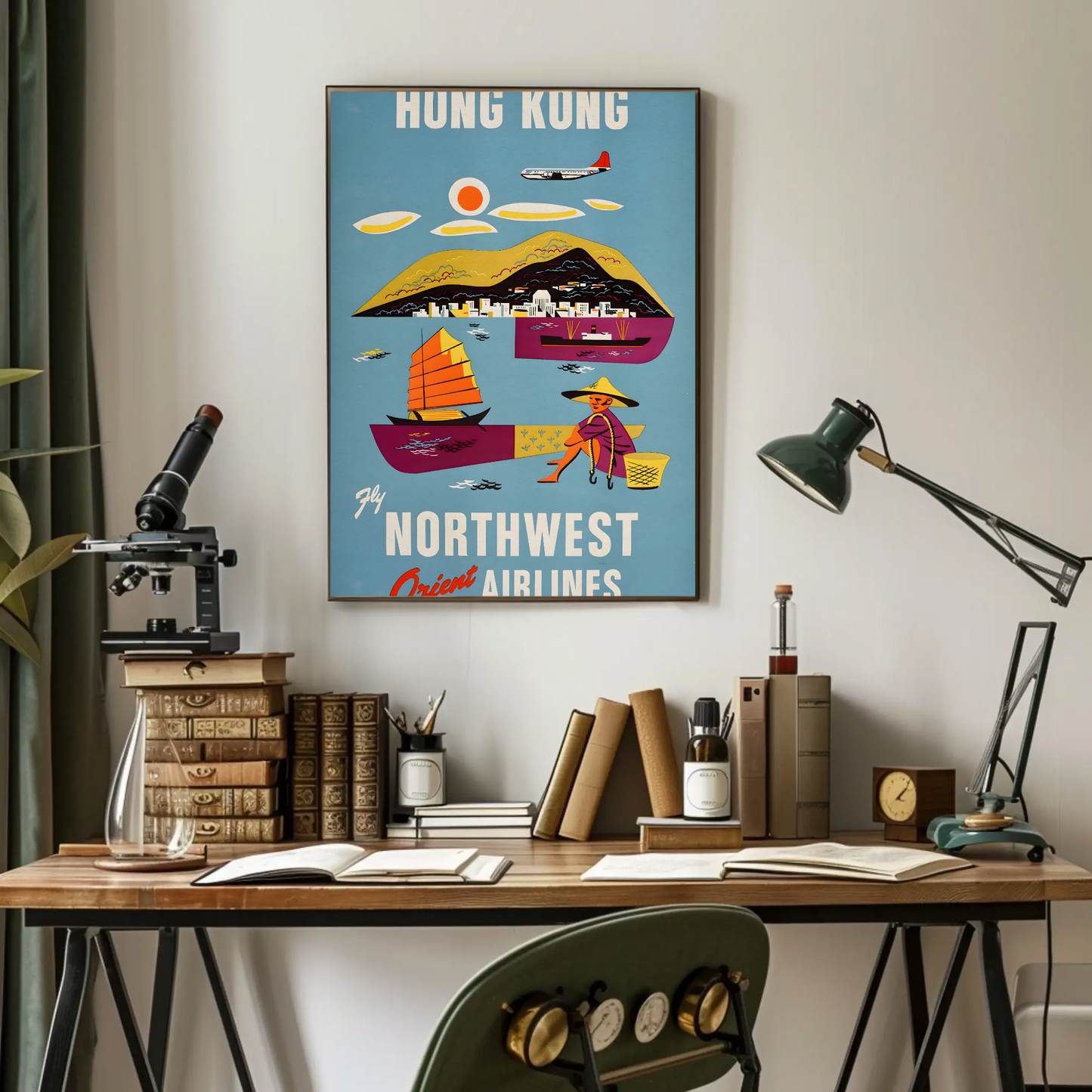 Hong Kong Travel Poster