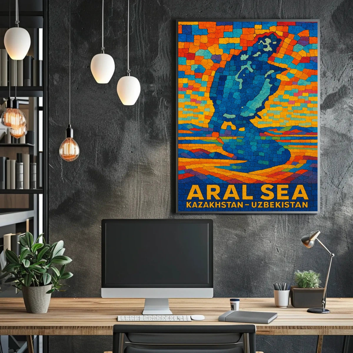 Aral Sea Kazakhstan And Uzbekistan Poster