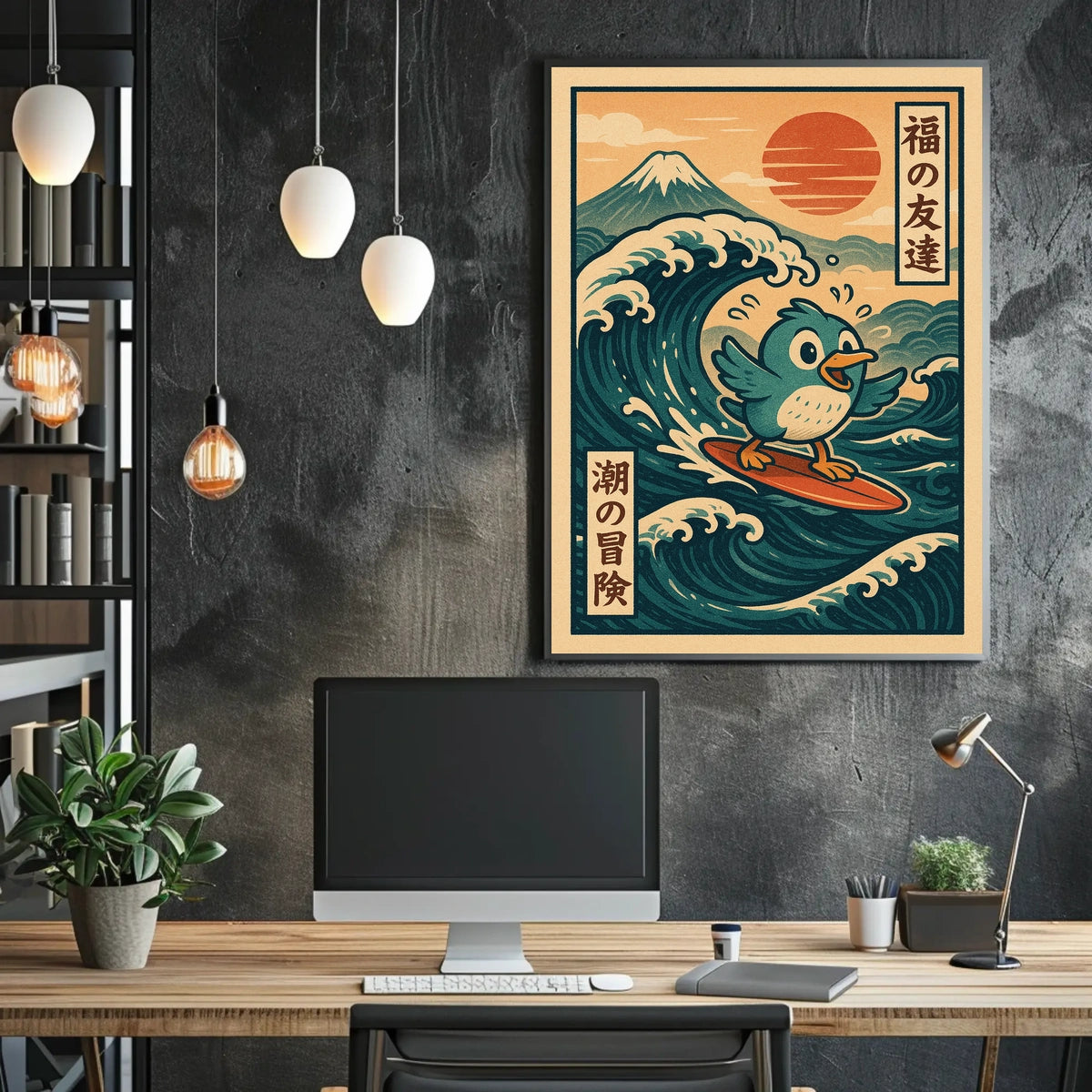 Surfing Adventure Poster
