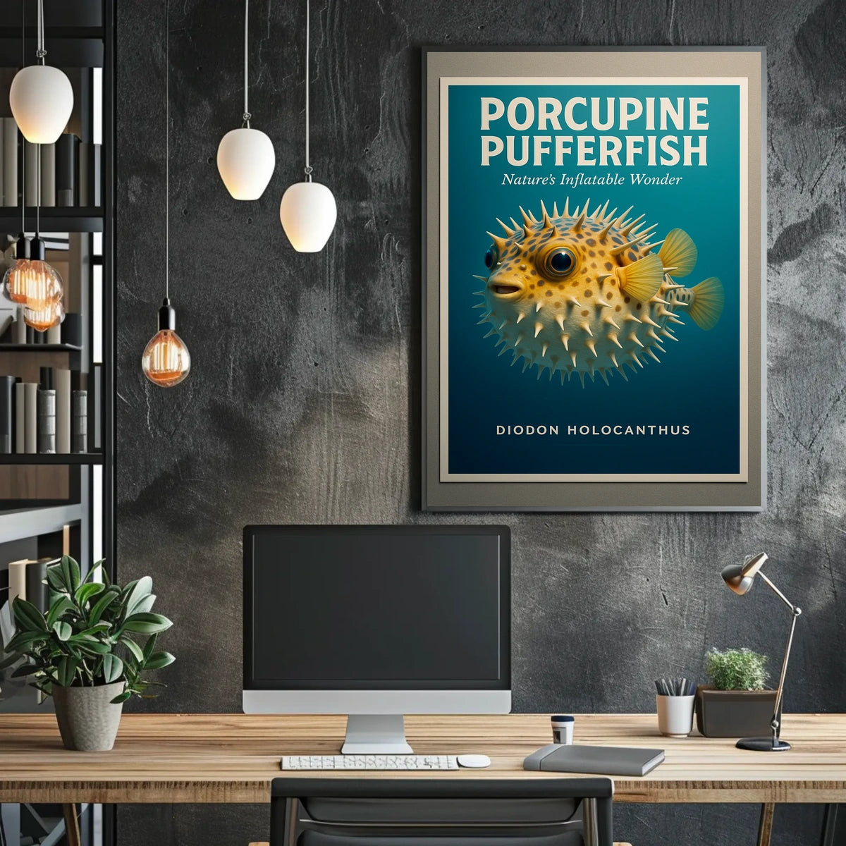 Porcupine Pufferfish Natures Inflatable Wonder Poster