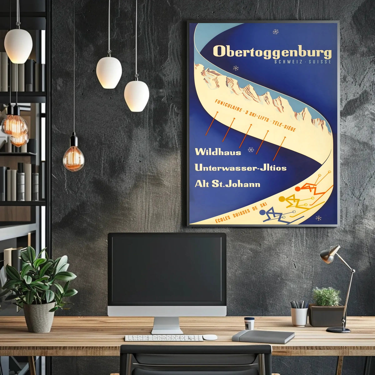 Obertoggenburg Ski Resorts Poster