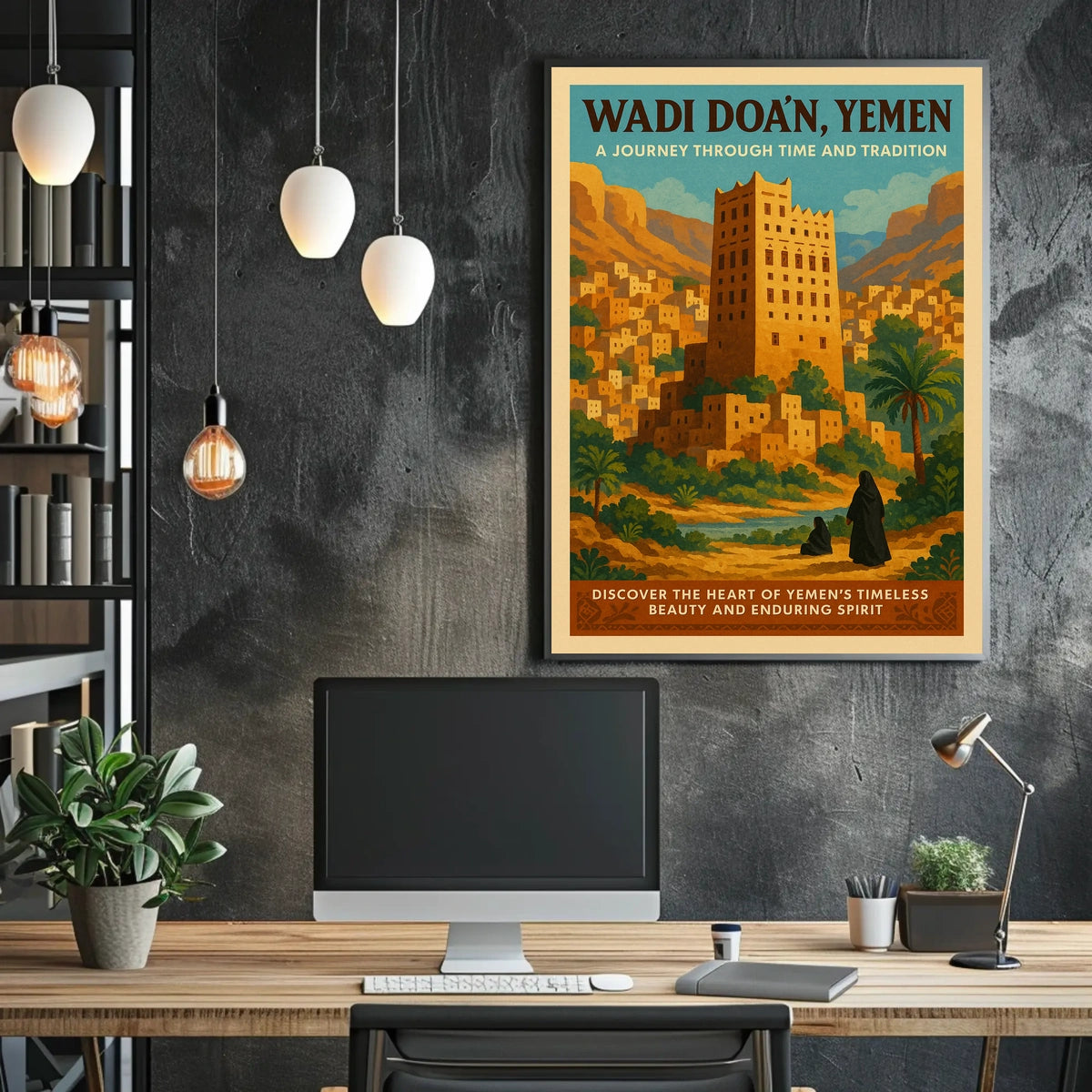 Wadi DoAn, Yemen A Journey Through Poster