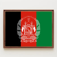 Afghanistan Flag Poster